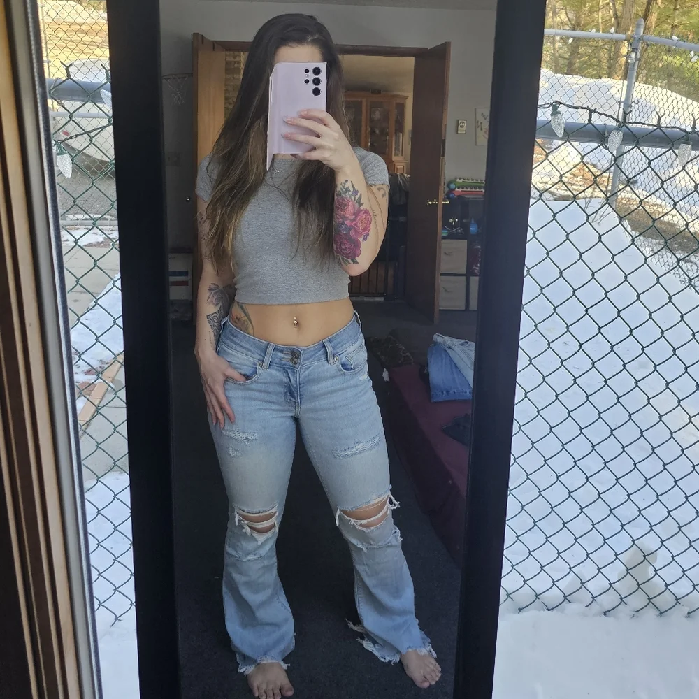 American Eagle Artist Flare Jeans - Picture 1 of 7